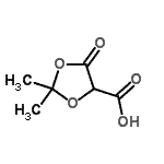 CAS 登录号：294659-27-1， 2,2-二甲基-5-氧代-1,3-二氧戊环-4-羧酸