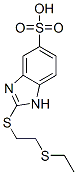 CAS 登录号：29490-12-8， 2-(2-乙硫基乙硫基)-3H-苯并咪唑-5-磺酸