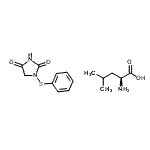 CAS 登录号：29588-99-6， L-亮氨酸-1-(苯基硫基)-2,4-咪唑烷二酮(1:1)