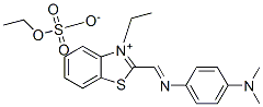 CAS 登录号：29770-19-2， 2-[N-[P-(二甲基氨基)苯基]亚氨代甲基]-3-乙基苯并噻唑鎓硫酸乙酯盐