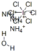 结构式 CAS# 29796-57-4, (OC-6-11)-六氯-铱酸铵水合物 (1:3:1)