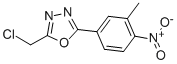 CAS 登录号：298187-48-1， 2-(氯甲基)-5-(3-甲基-4-硝基苯基)-1,3,4-恶二唑