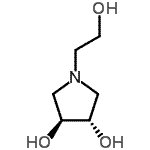 CAS 登录号：298688-67-2， (3S,4S)-1-(2-羟基乙基)-3,4-吡咯烷二醇