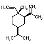 CAS 登录号：29873-99-2， (1R,2R)-2-异丙烯基-4-异亚丙基-1-甲基-1-乙烯基环己烷e