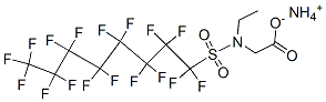 CAS 登录号：2991-52-8， N-乙基-N-[(十七氟辛基)磺酰基]甘氨酸铵