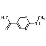 CAS 登录号：299175-23-8， 1-[2-(甲基氨基)-6H-1,3-噻嗪-5-基]乙酮