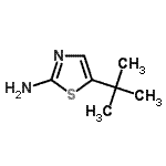 结构式 CAS# 299417-31-5, 5-(2-甲基-2-丙基)-1,3-噻唑-2(3H)-亚胺
