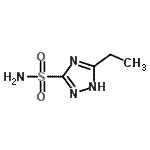 CAS 登录号：29982-55-6， 3-乙基-1H-1,2,4-三唑-5-磺酰胺
