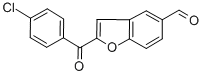 CAS 登录号：300664-78-2， 2-(4-氯苯甲酰基)-1-苯并呋喃-5-甲醛