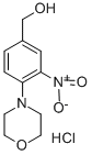 结构式 CAS# 300665-23-0, (4-吗啉基-3-硝基苯基)甲醇盐酸盐