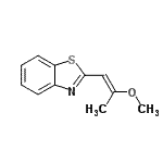 CAS 登录号：300806-84-2， 2-[(1E)-2-甲氧基-1-丙烯-1-基]-1,3-苯并噻唑