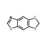 CAS 登录号：300860-21-3， [1,3]二硫杂环戊烯并[4,5-f][1,3]苯并噻唑