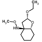 CAS 登录号：301651-23-0， (2R,3aS,7aR)-2-乙氧基-N-甲氧基六氢-1-苯并呋喃-3A(4H)-胺