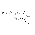 CAS 登录号：302812-79-9， 5-乙氧基-1-甲基-1H-苯并咪唑-2-硫醇