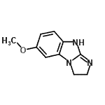 CAS 登录号：302932-10-1， 6-甲氧基-2,9-二氢-3H-咪唑并[1,2-a]苯并咪唑