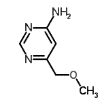 CAS 登录号：302964-09-6， 6-(甲氧基甲基)嘧啶-4-胺