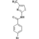 CAS 登录号：302967-87-9， 4-溴-N-(4-甲基-1,3-噻唑-2-基)苯甲酰胺