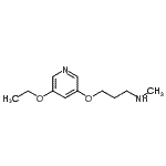 CAS 登录号：303104-61-2， 3-[(5-乙氧基-3-吡啶基)氧基]-N-甲基-1-丙胺