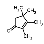 CAS 登录号：30434-70-9， 2,3,4,4-四甲基-2-环戊烯-1-酮