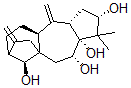 CAS 登录号：30460-60-7， (2S,3aS,4aS,7S,9aR,11R,11aR,12R)-十二氢-1,1-二甲基-4,8-二亚甲基-7,9a-甲桥-9aH-环戊二烯并(b)庚搭烯-2,11,11a,12(1H)-四醇