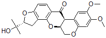 CAS 登录号：30462-22-7， (2R)-1,2,6,6aalpha,12,12aalpha-六氢-2-(1-羟基-1-甲基乙基)-8,9-二甲氧基[1]苯并吡喃并[3,4-b]呋喃并[2,3-h][1]苯并吡喃-6-酮