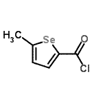 CAS 登录号：30468-07-6， 5-甲基-2-硒吩羰基氯化物