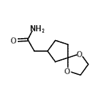 CAS 登录号：30482-23-6， 2-(1,4-二氧杂螺[4.4]壬-7-基)乙酰胺