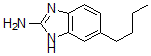 CAS 登录号：30486-72-7， 6-丁基-1H-苯并咪唑-2-胺