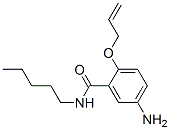 CAS 登录号：30533-68-7， 5-氨基-N-戊基-2-丙-2-烯氧基苯甲酰胺