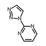 CAS 登录号：30597-96-7， 2-(1H-1,2,3-三唑-1-基)嘧啶