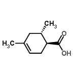 CAS 登录号：30631-10-8， (1S,6S)-4,6-二甲基-3-环己烯-1-羧酸