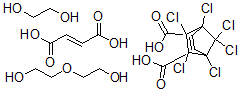 CAS 登录号：30638-94-9， 1,4,5,6,7,7-六氯-双环(2.2.1)庚-5-烯-2,3-二甲酸与(2E)-2-丁烯二酸,1,2-乙二醇和2,2'-氧基二(乙醇)的聚合物