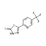 CAS 登录号：306936-73-2， 5-[5-(三氟甲基)-2-吡啶基]-1,3,4-噻二唑-2(3H)-硫酮