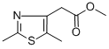 结构式 CAS# 306937-37-1, 2-(2,5-二甲基-1,3-噻唑-4-基)乙酸甲酯