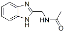 CAS 登录号：30770-21-9， N-(1H-苯并[d]咪唑-2-基甲基)-乙酰胺