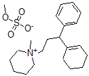 CAS 登录号：30817-43-7， 1-[3-(1-环己烯基)-3-苯基丙基]-1-甲基哌啶-1-Ium,  甲基 硫酸盐
