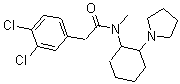 CAS#: 308240-58-6， 3,4-Dichloro-N-methyl-N-(2-(1-pyrrolidinyl)-cyclohexyl)-benzeneacetamide