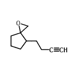 CAS 登录号：308281-39-2， 4-(3-丁炔-1-基)-1-氧杂螺[2.4]庚烷