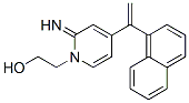 CAS 登录号：30841-78-2， 2-[2-亚氨基-4-(1-萘-1-基乙烯基)吡啶-1-基]乙醇