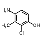CAS 登录号：3096-68-2， 4-氨基-2-氯-3-甲基苯酚