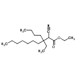CAS 登录号：30962-72-2， 乙基3-丁基-2-氰基-3-乙基癸酸酯