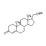 CAS 登录号：31020-65-2， 3-氧代孕甾-4-烯-21-腈