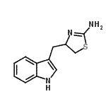 CAS 登录号：31107-49-0， 4-(1H-吲哚-3-基甲基)-4,5-二氢-1,3-噻唑-2-胺