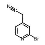 CAS 登录号：312325-74-9， (2-溴-4-吡啶基)乙腈