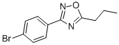 结构式 CAS# 312750-72-4, 3-(4-溴苯基)-5-丙基-1,2,4-恶二唑
