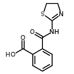 CAS 登录号：313402-63-0， 2-(4,5-二氢-1,3-噻唑-2-基氨基甲酰)苯甲酸