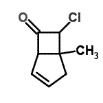 CAS 登录号：31351-65-2， 7-氯-1-甲基双环[3.2.0]庚-3-烯-6-酮