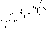 CAS#: 313960-81-5， N-(4-Acetylphenyl)-3-Methyl-4-Nitrobenzamide