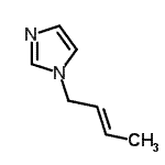 CAS 登录号：31410-00-1， 1-[(2E)-2-丁烯-1-基]-1H-咪唑