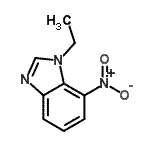 CAS 登录号：31419-69-9， 1-乙基-7-硝基-1H-苯并咪唑